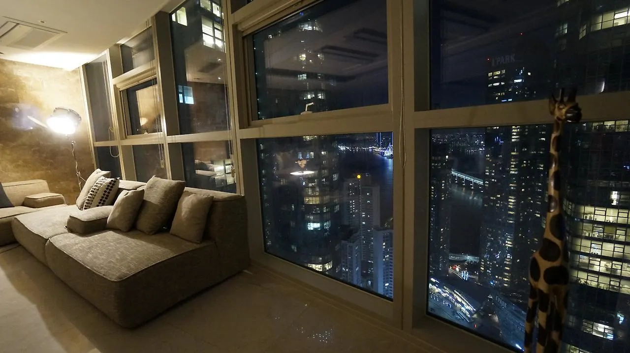 Lägenhet Haeundae Zenith Luxury Penthouse Hotell Busan Sydkorea