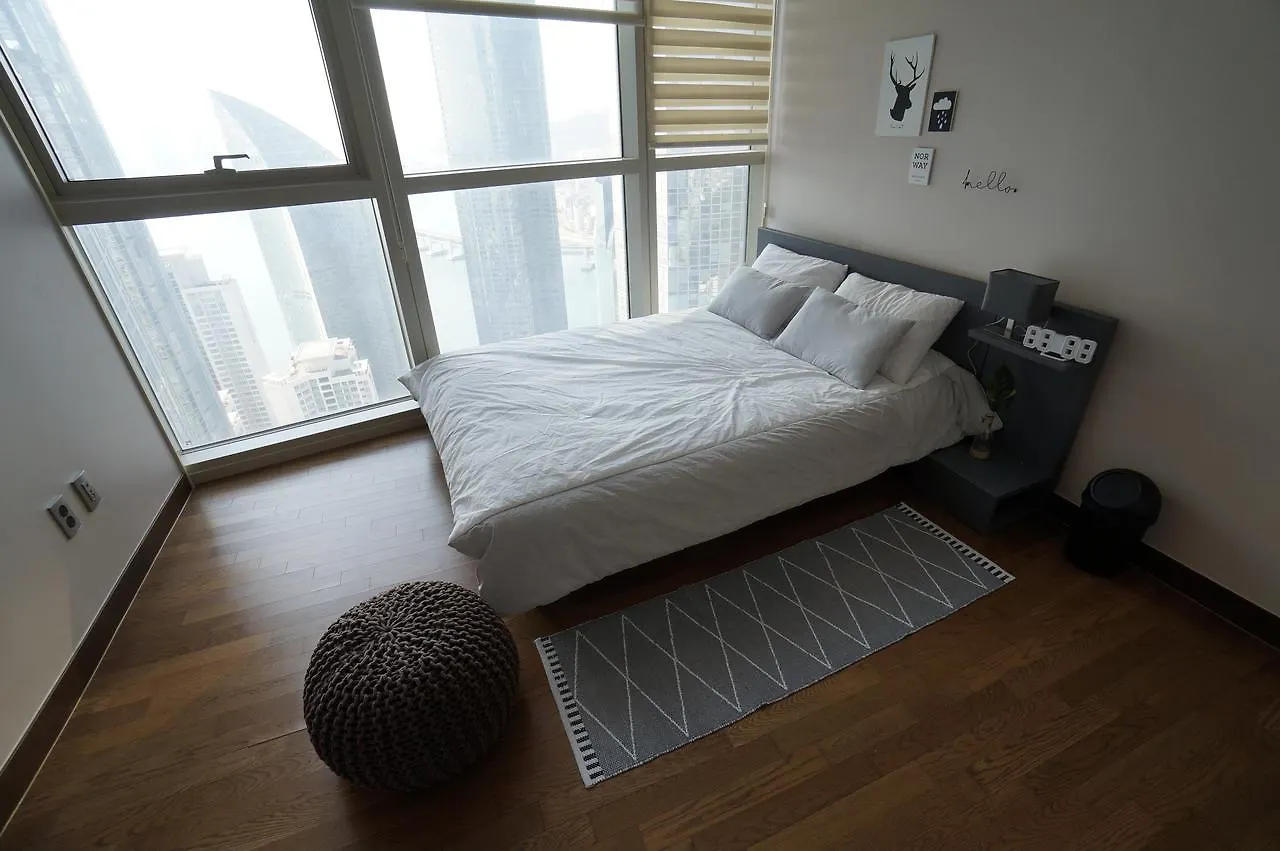 Lägenhet Haeundae Zenith Luxury Penthouse Hotell Busan