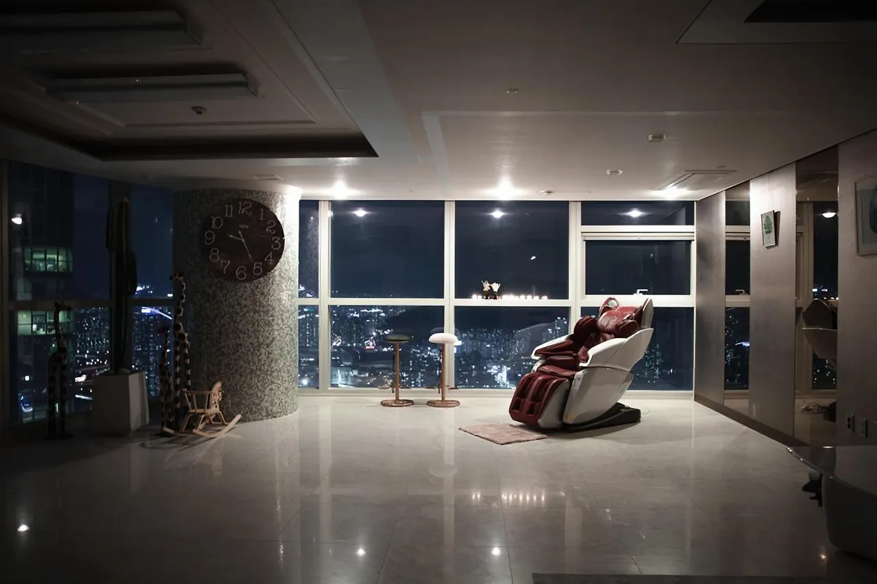 Lägenhet Haeundae Zenith Luxury Penthouse Hotell Busan
